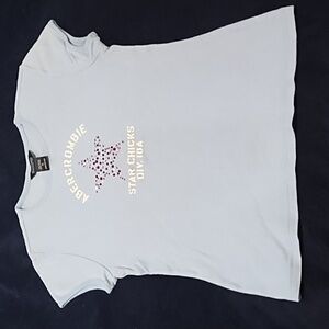 Abercrombie blue t shirt
